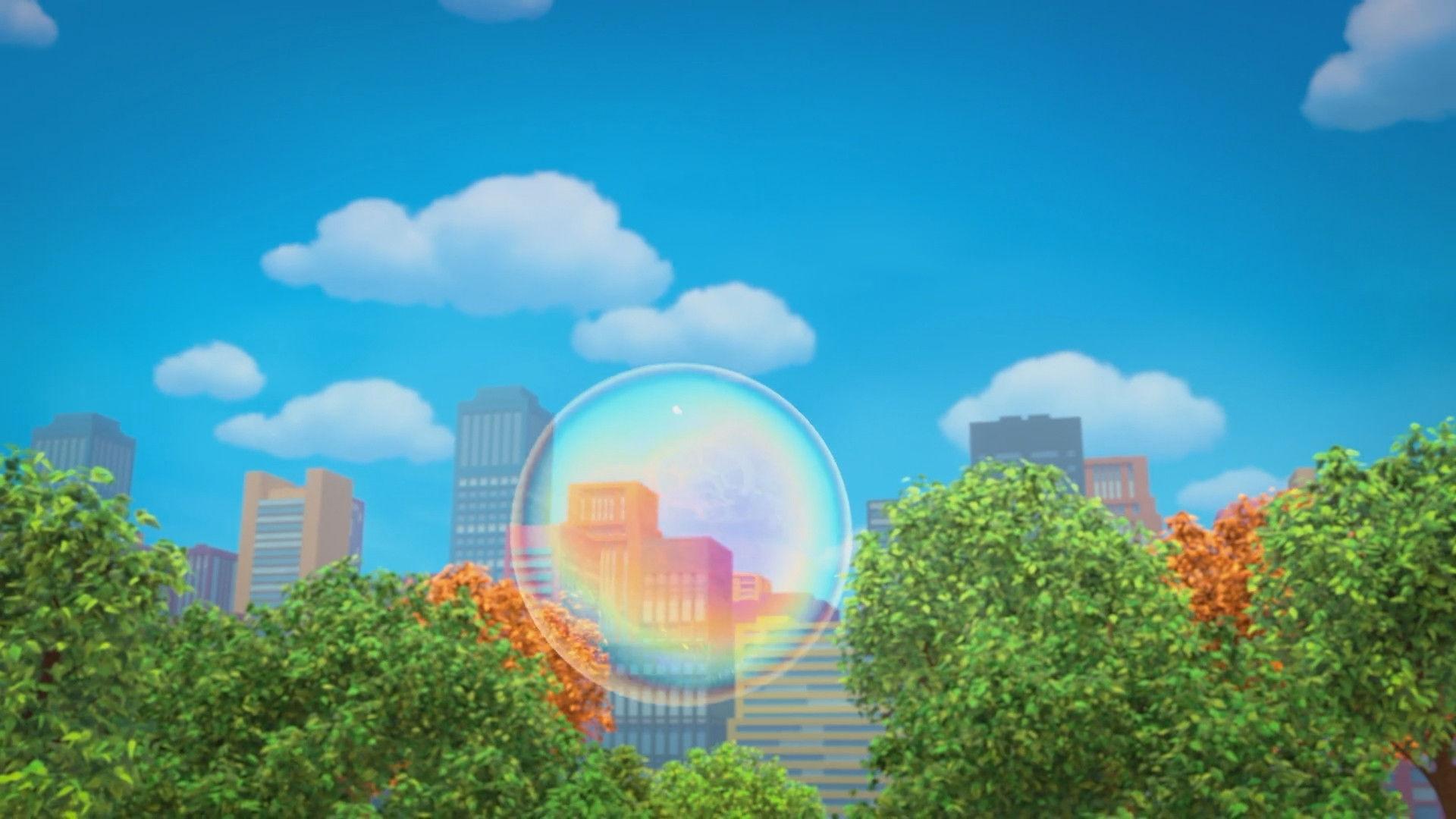 Still from Bubble Trouble