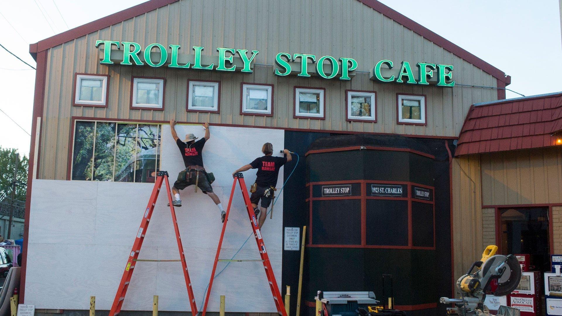 Still from The Trolley Stop Café