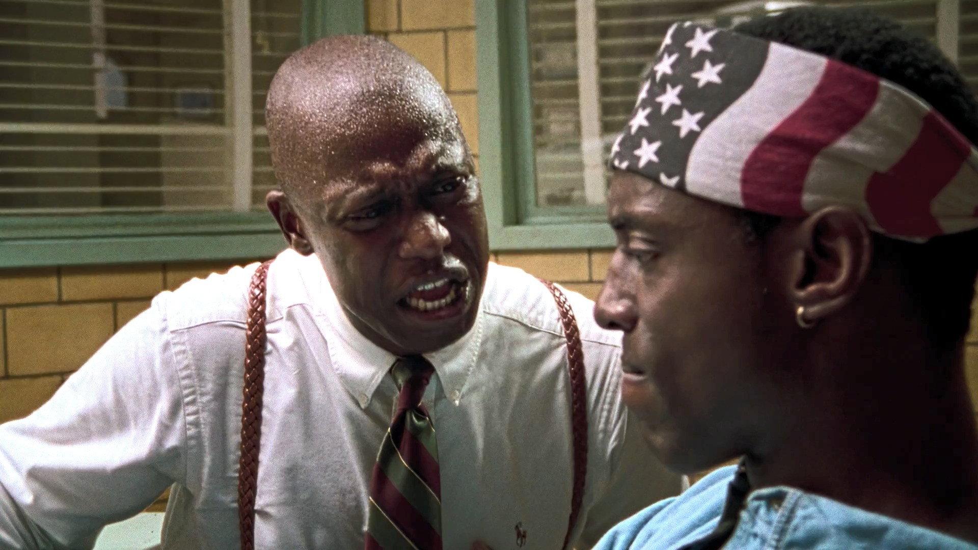 Still from Black and Blue