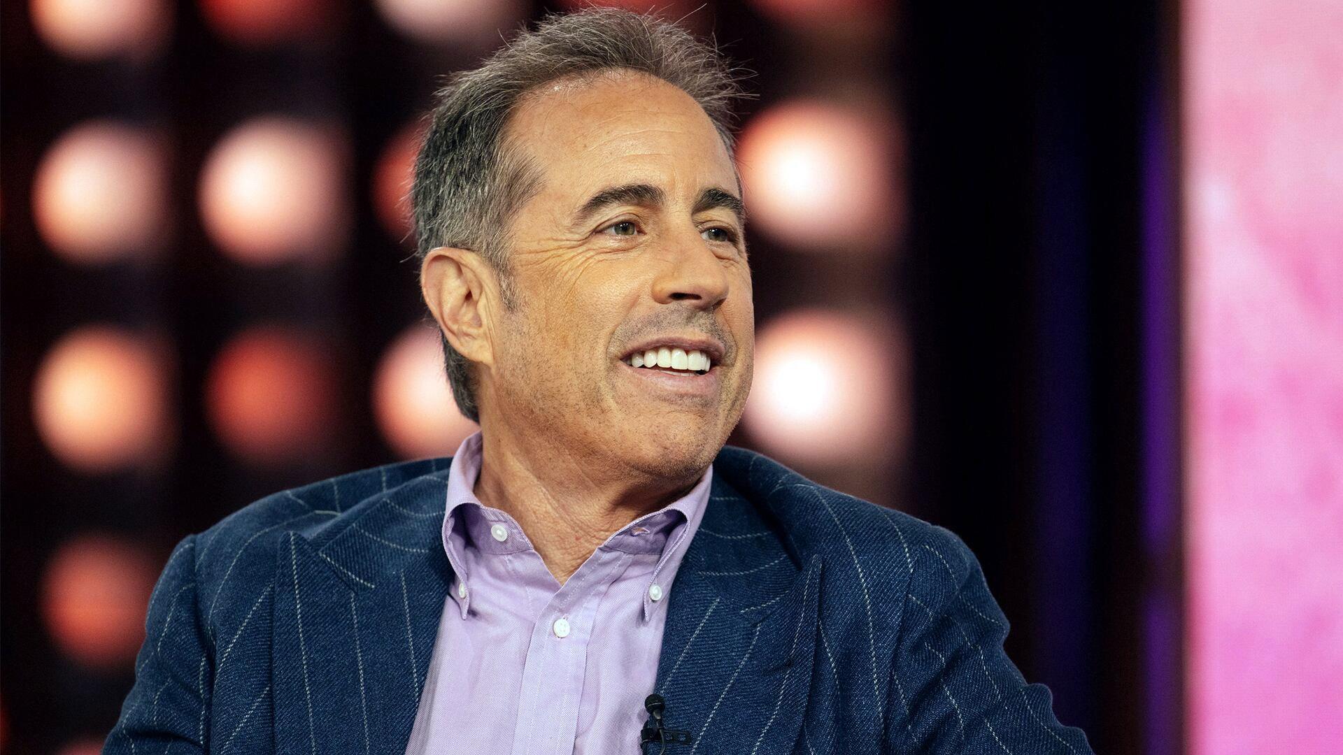 Still from Jerry Seinfeld, Henry Hall, Maddie Zahm, Nick Fradiani