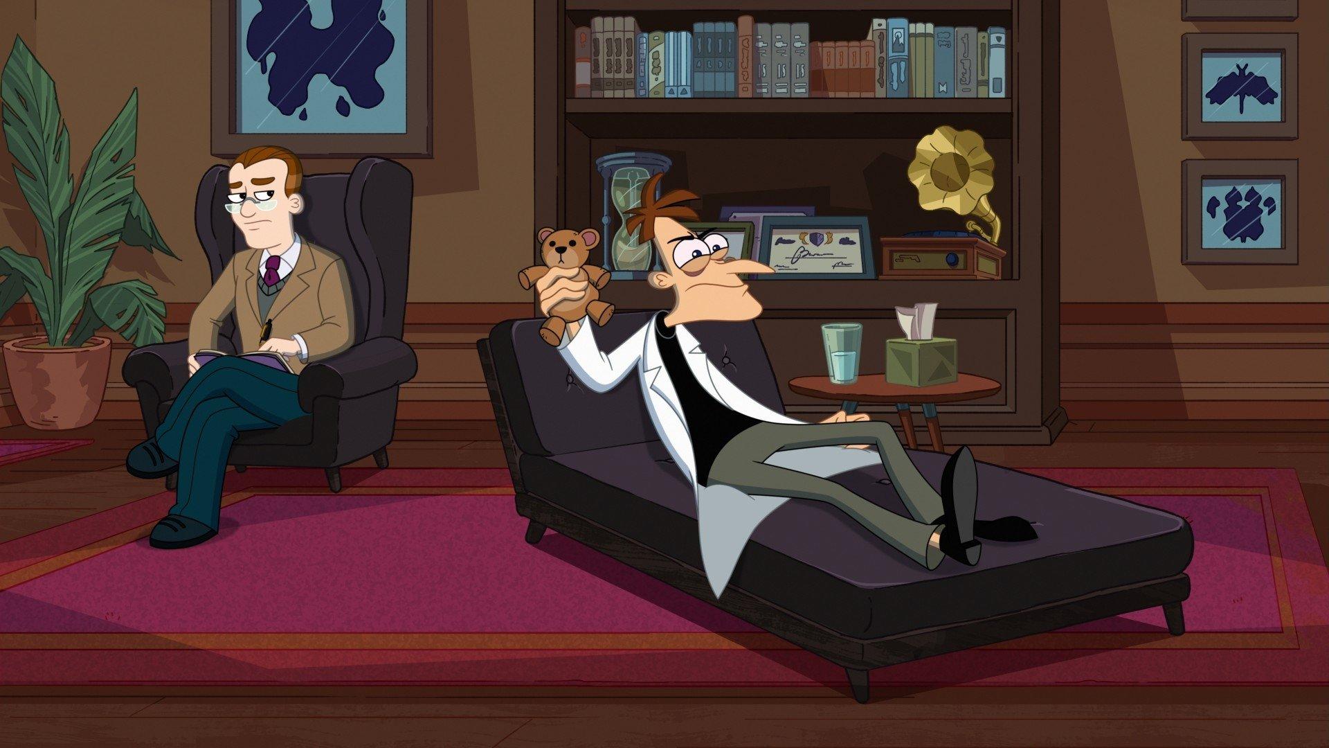 Still from Deconstructing Doof