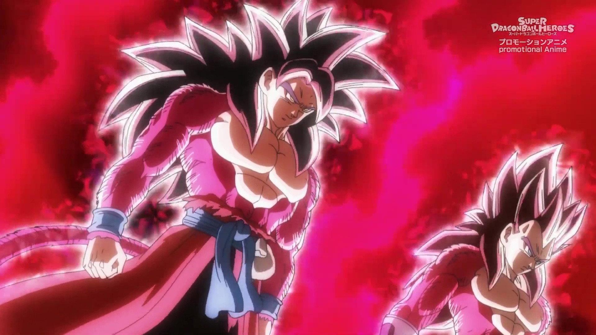 Still from Dragon Fist Explosion! Super Full Power Saiyan 4: Limit Break!