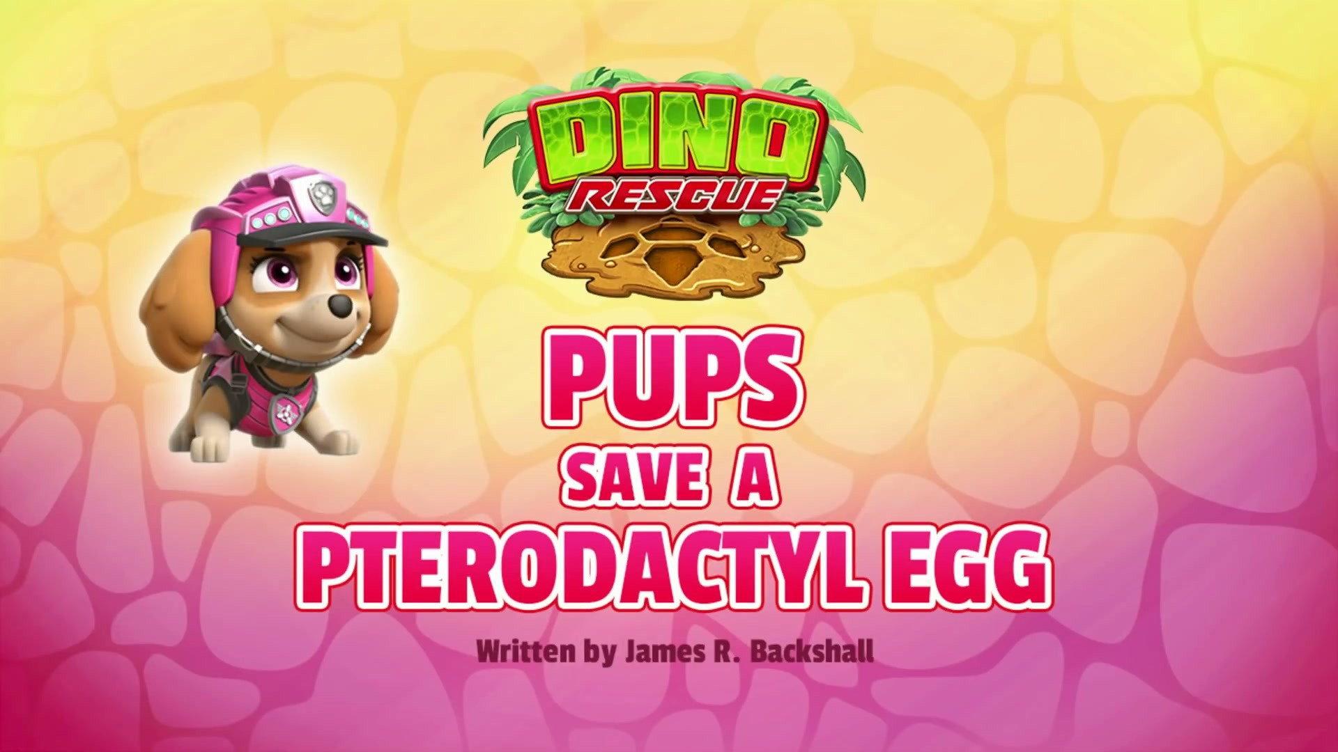 Still from Dino Rescue: Pups Save a Pterodactyl Egg