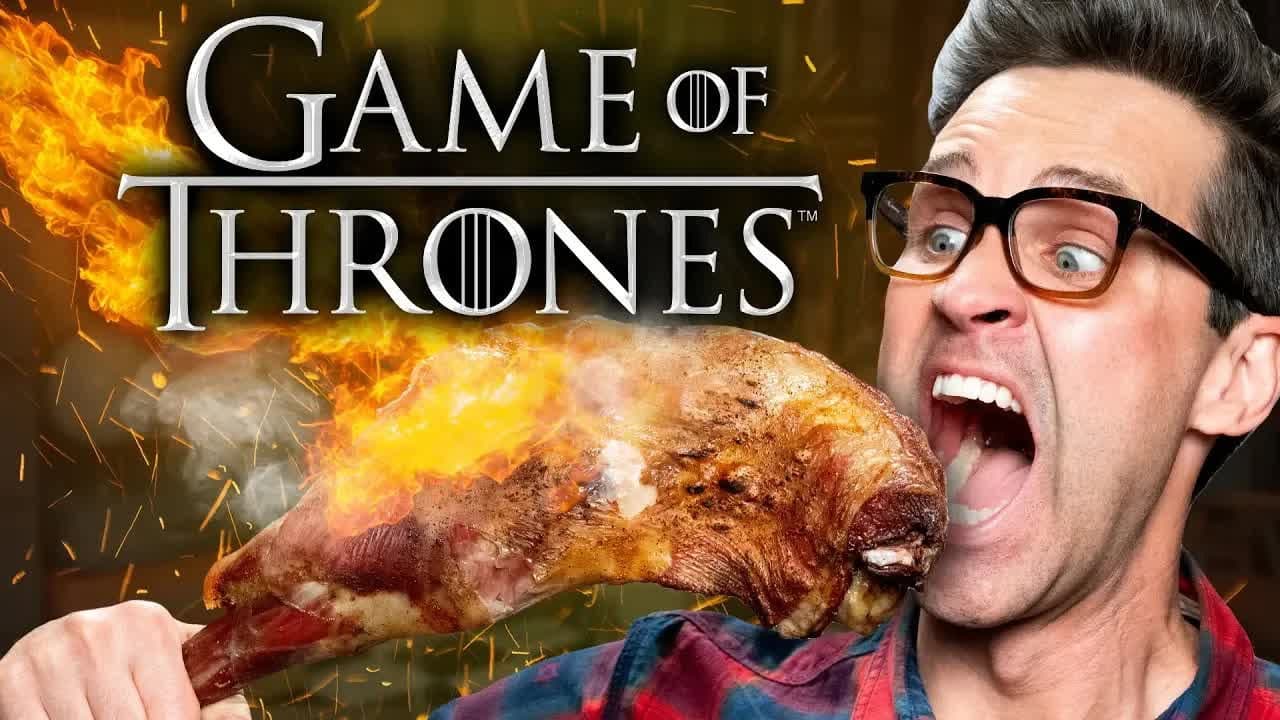 Still from Game of Thrones Food Taste Test