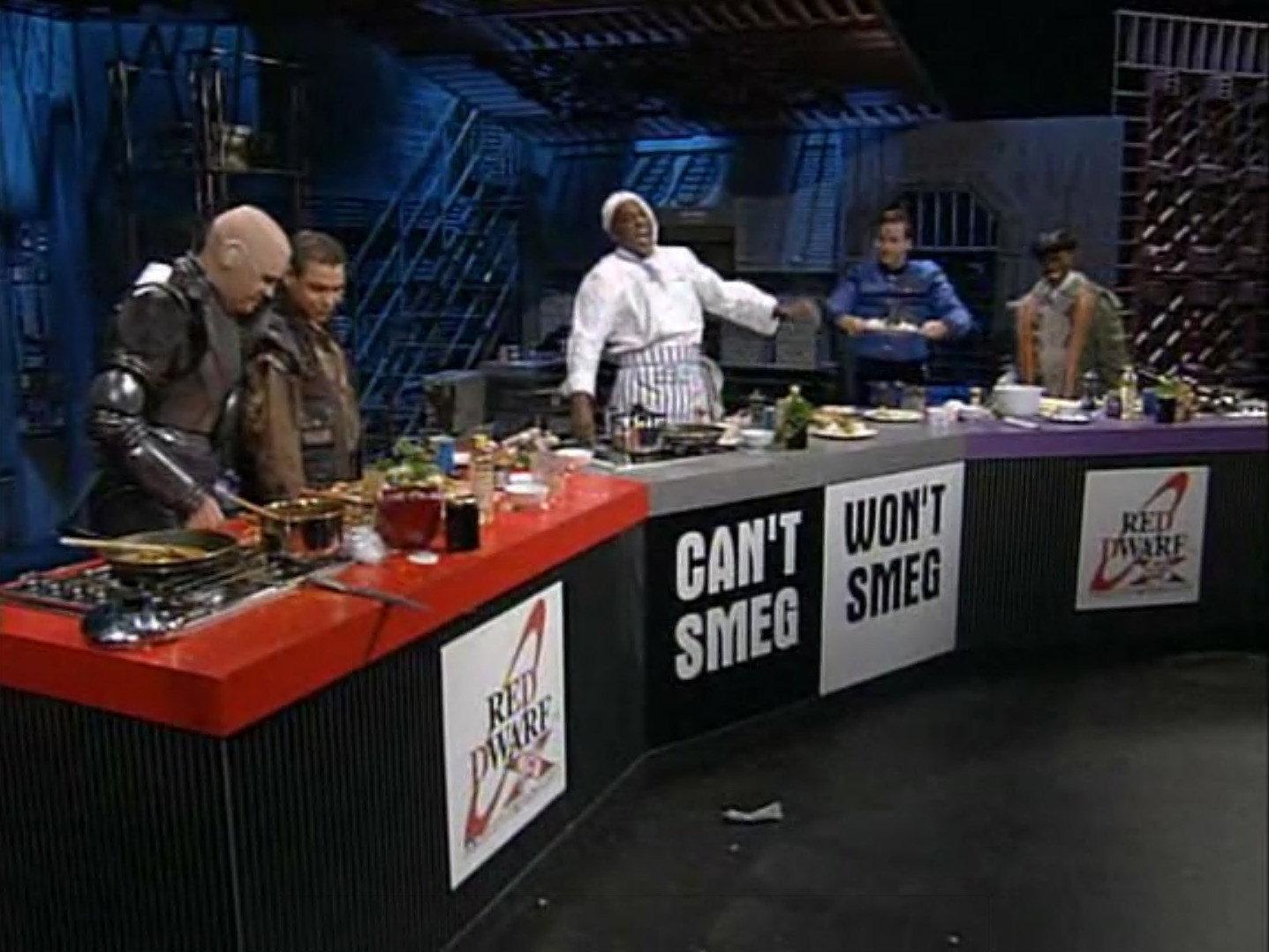 Still from The Promised Land: Smeg Ups