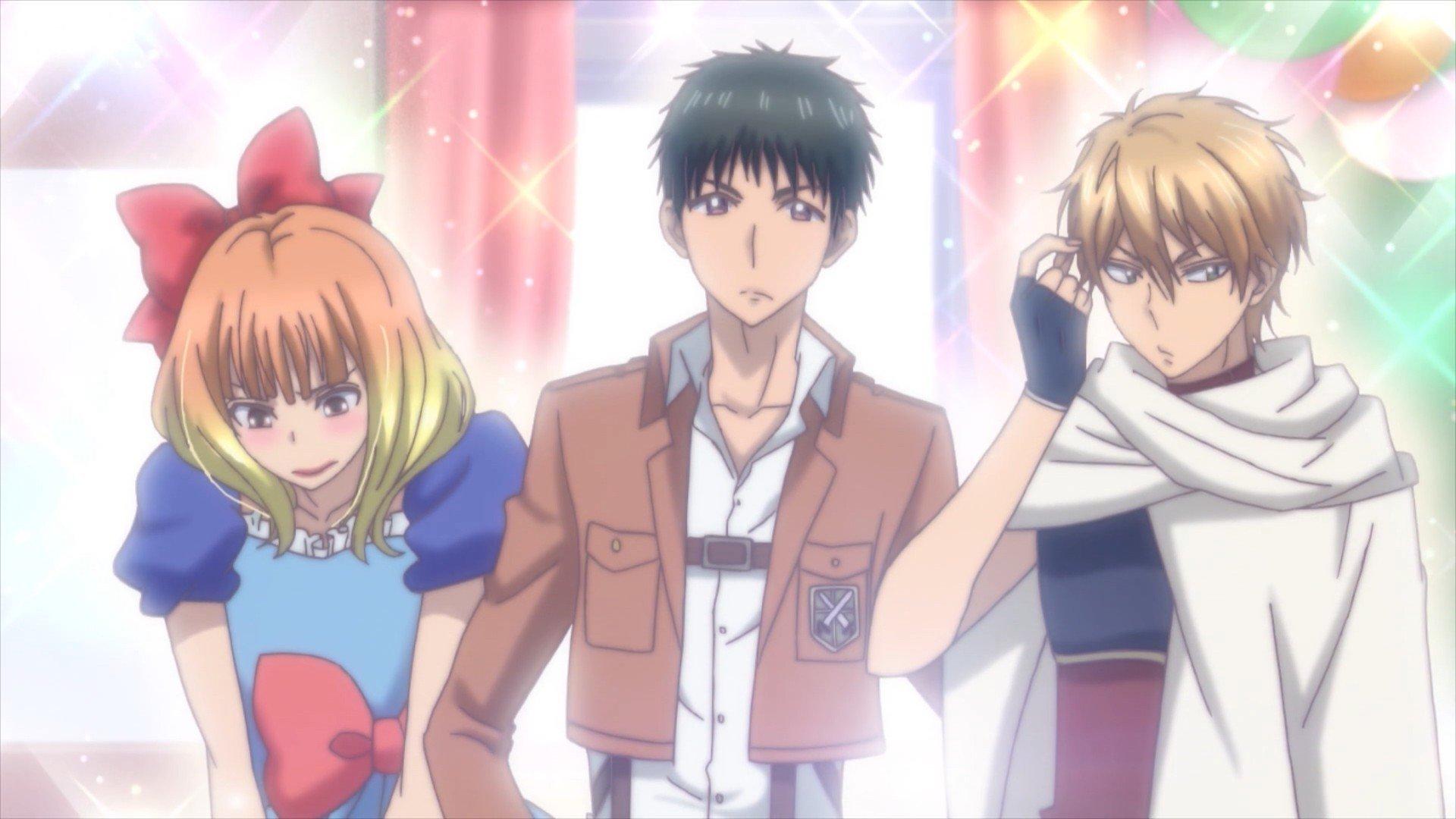 Still from The Clear and Blue Autumn Sky, and Passionate Otome