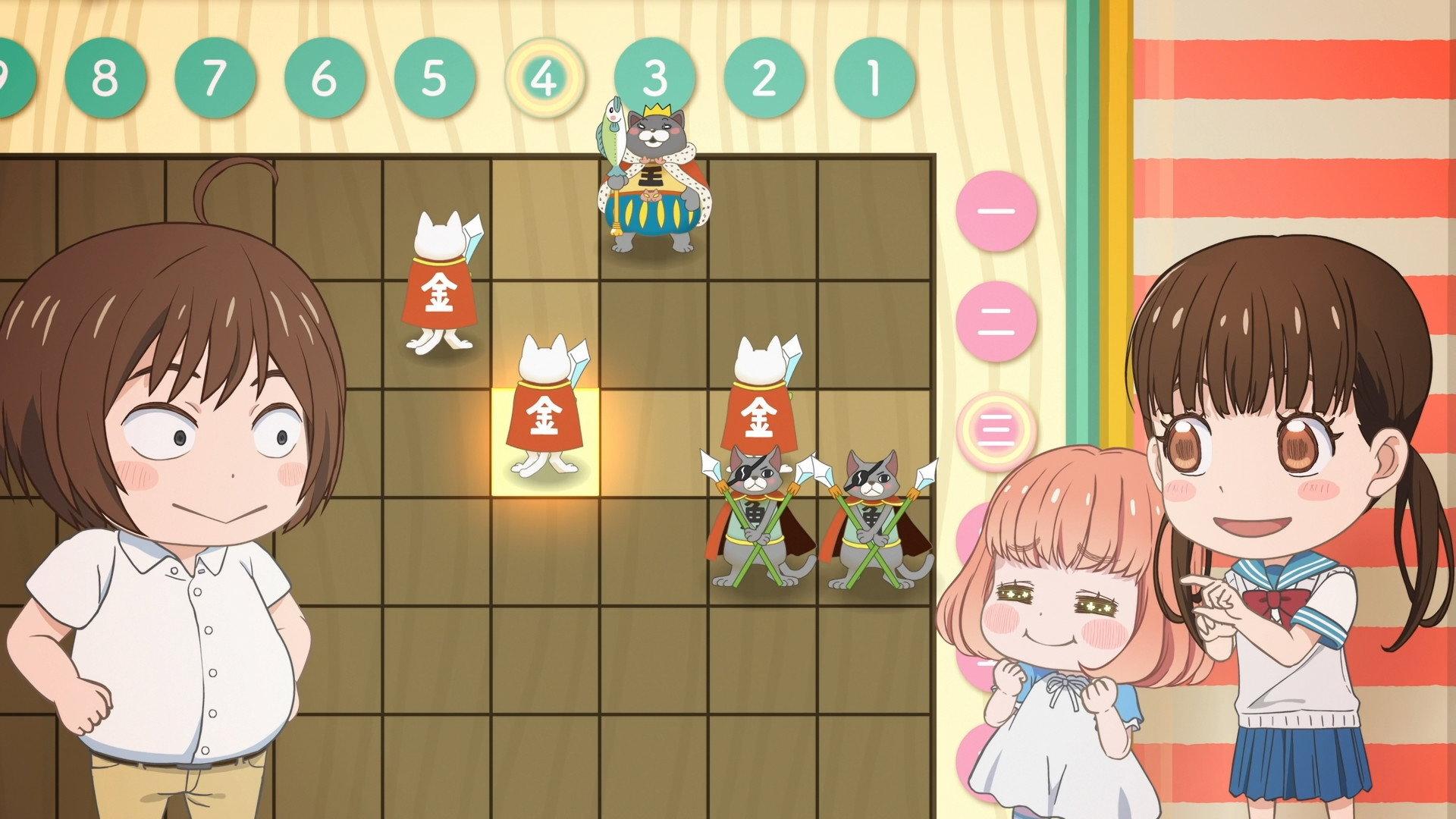 Still from Moving Meow Shogi: Mr. Nikaidou's Fluffy Shogi Class (6)