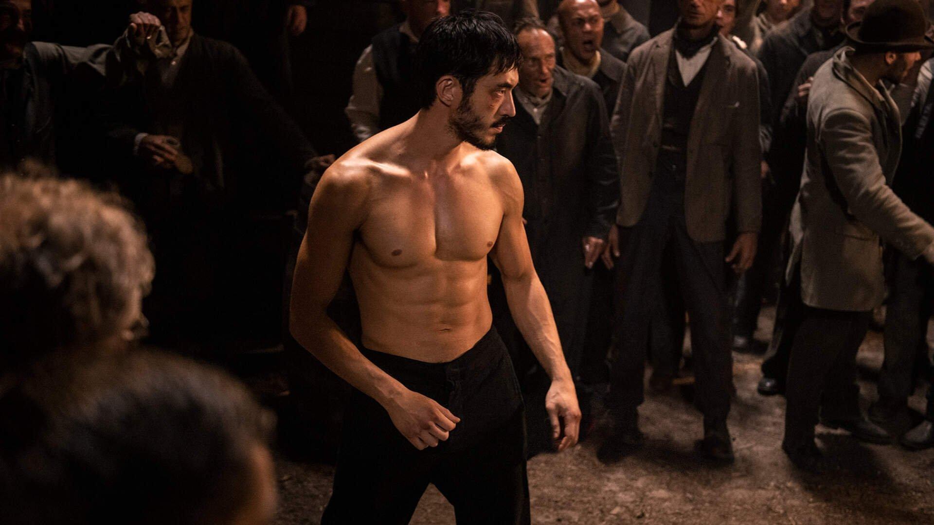 Still from Man on the Wall