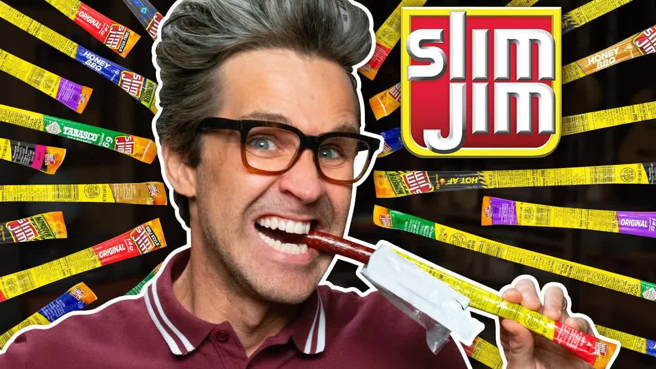 Still from We Tried Every Slim Jim Flavor