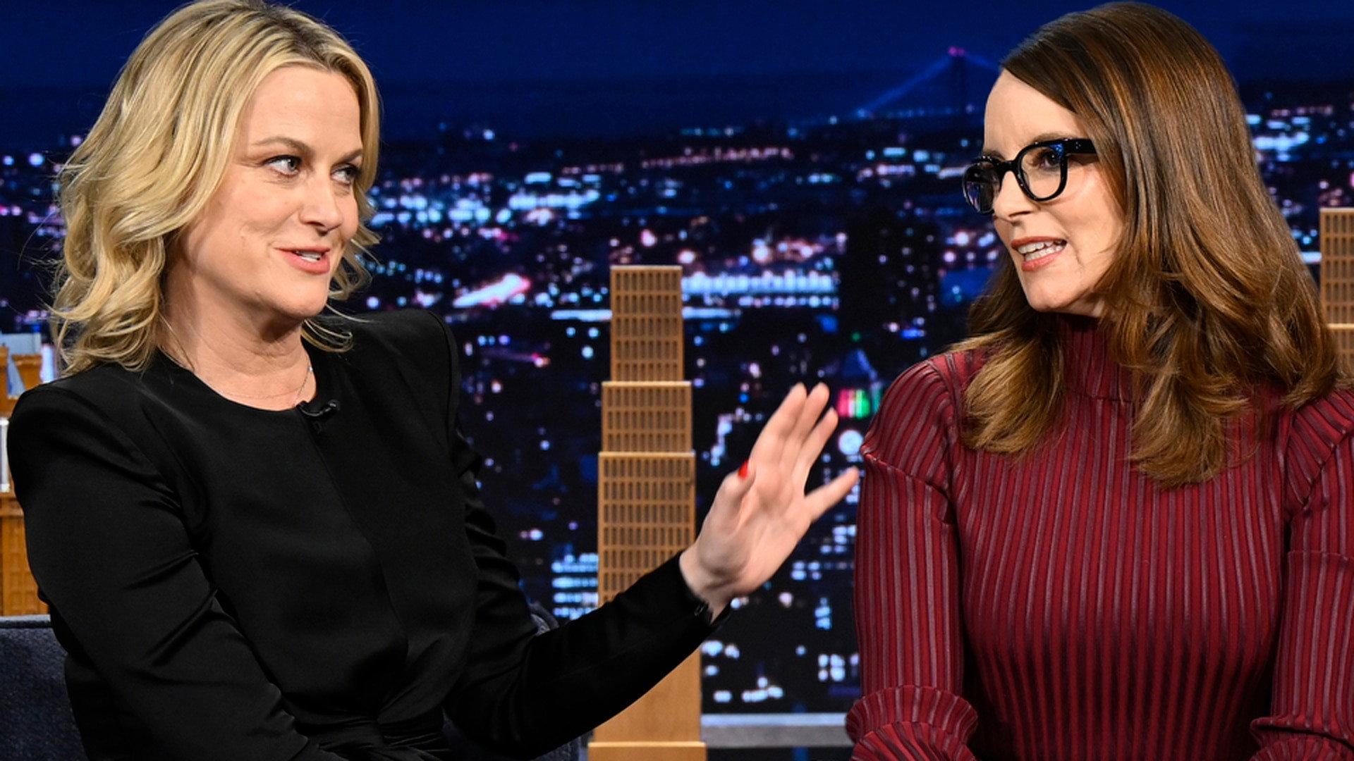 Still from Tina Fey & Amy Poehler, Leo Woodall, Larry June, 2 Chainz and The Alchemist
