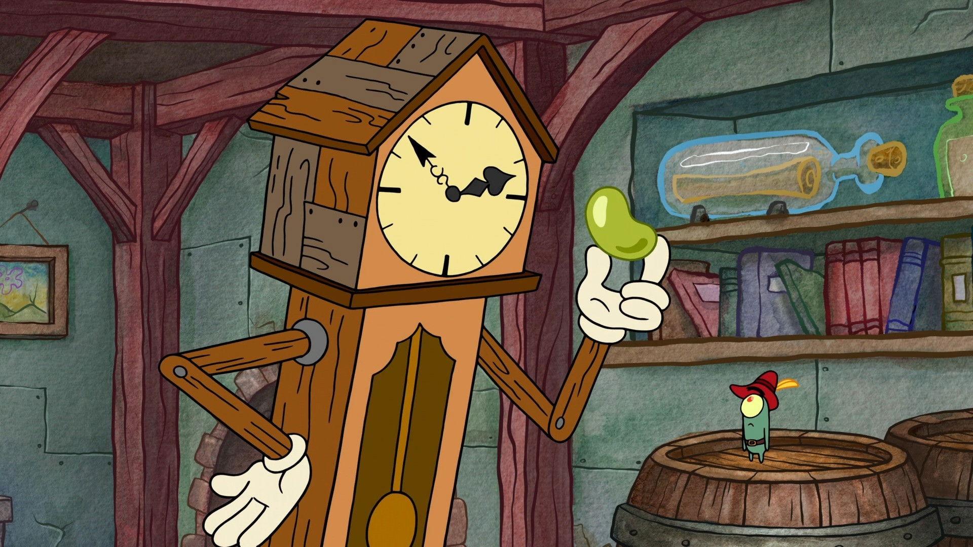 Still from Plankton and the Beanstalk