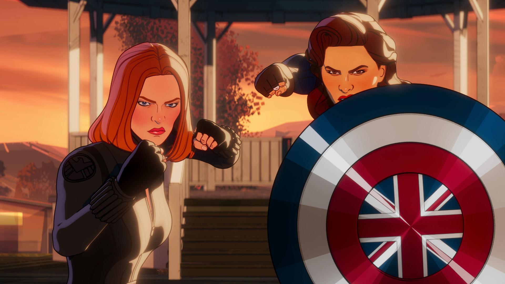Still from What If... Captain Carter Fought the Hydra Stomper?