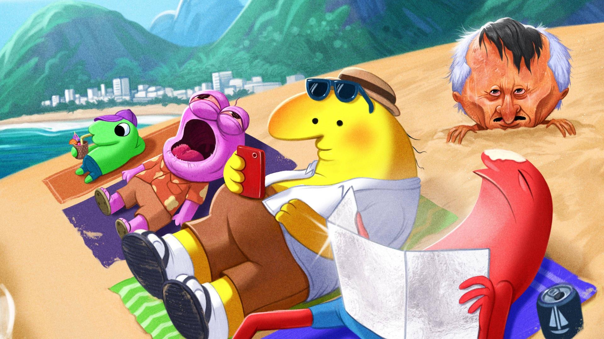 Still from The Smiling Friends Go to Brazil!