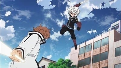 Still from Duel! Yuma VS Midorikawa