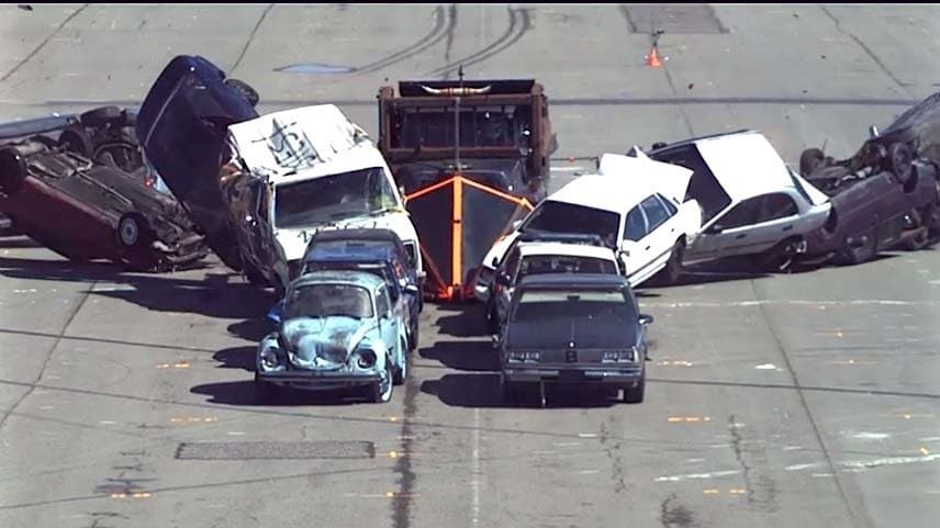 Still from Hollywood Car Crash Cliches