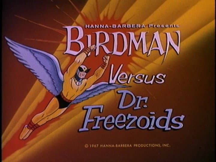 Still from Birdman Versus Dr. Freezoids