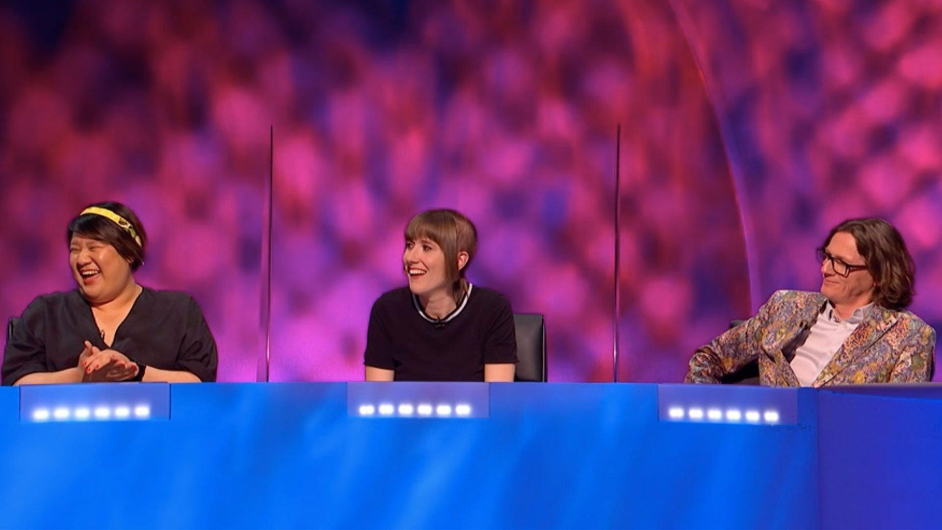 Still from Maisie Adam, Angela Barnes, Ed Byrne, Glenn Moore, Evelyn Mok