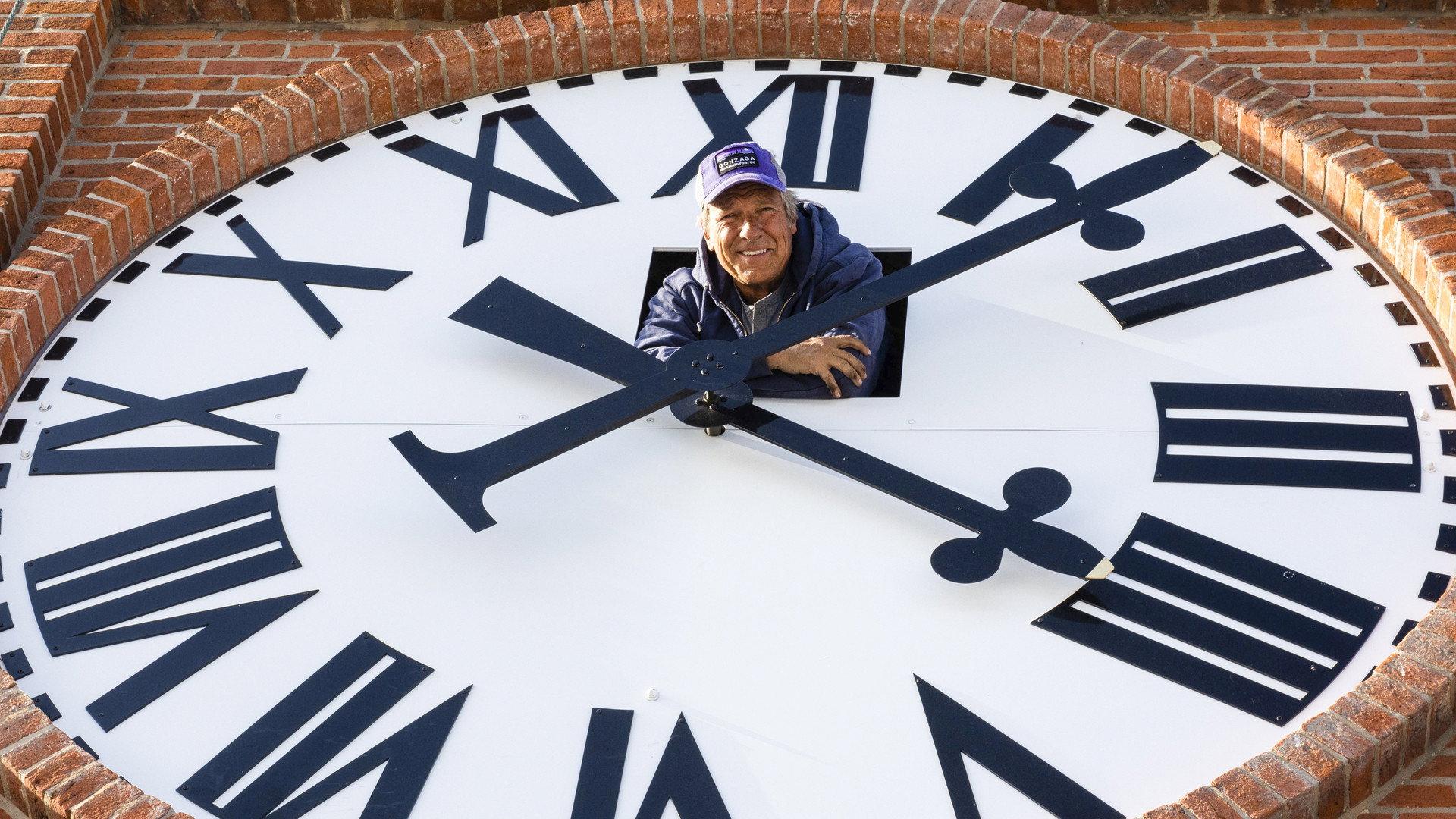 Still from Manhole Rehab / Clock Caretaker
