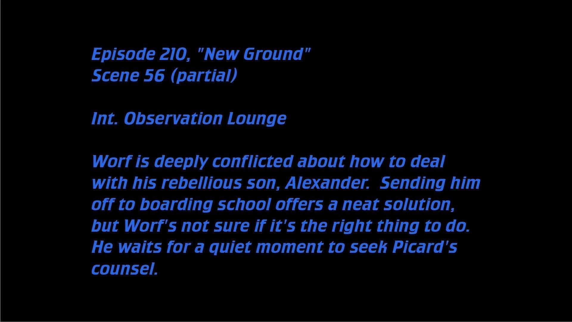 Still from Deleted Scenes: S05E10 – New Ground