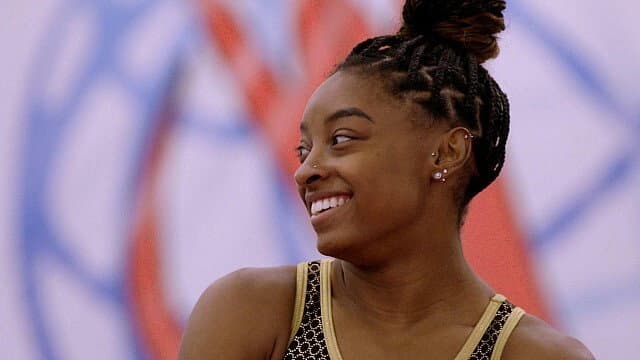 Still from High Velocity, The Last Slave Ship, Simone Biles