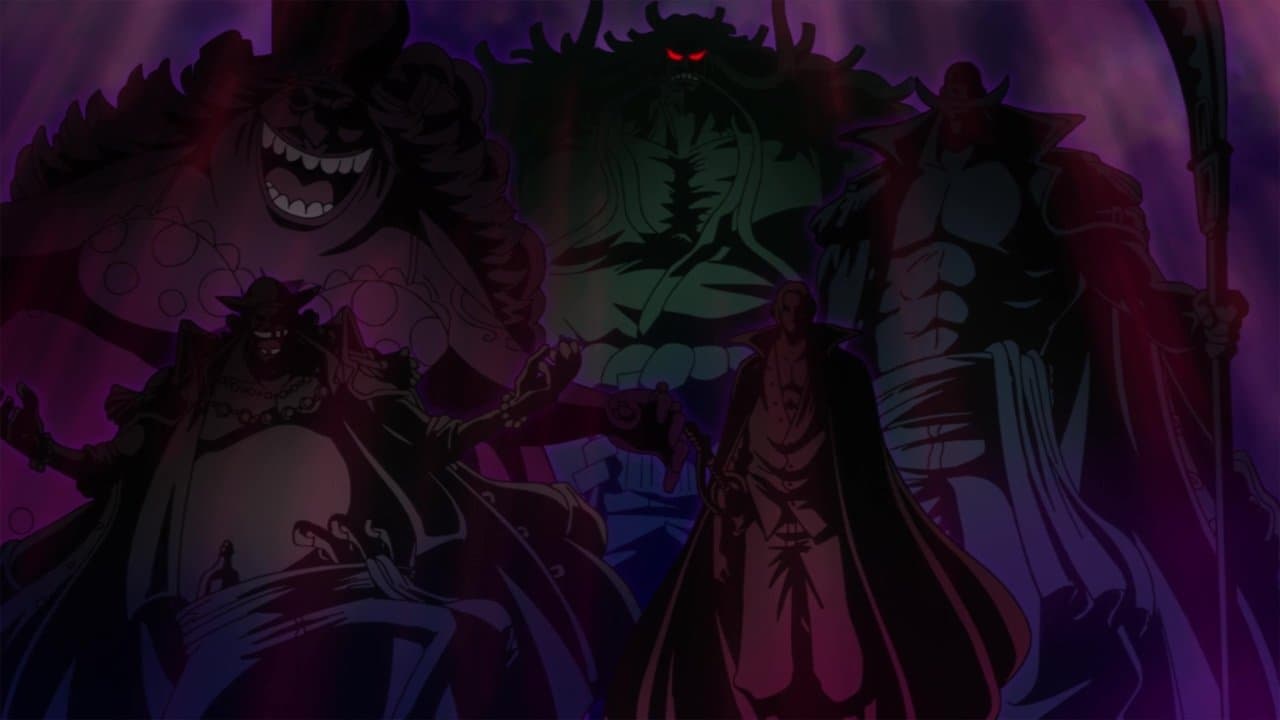 Still from An Explosive Situation! Two Emperors of the Sea Going After Luffy!
