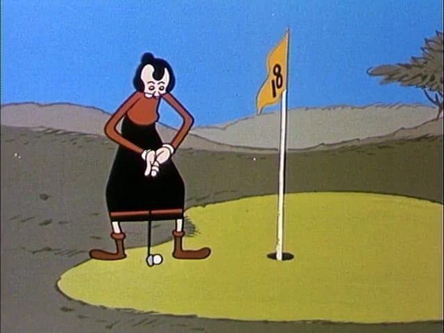 Still from Golf Brawl