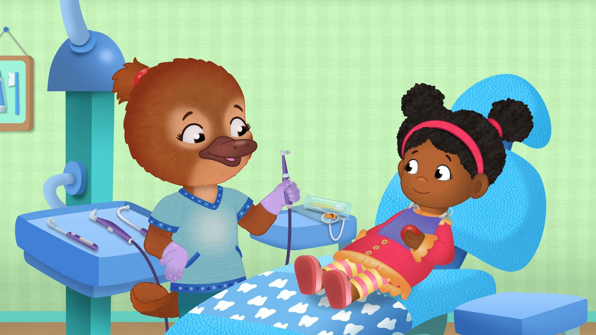 Still from Miss Elaina is Brave at the Dentist
