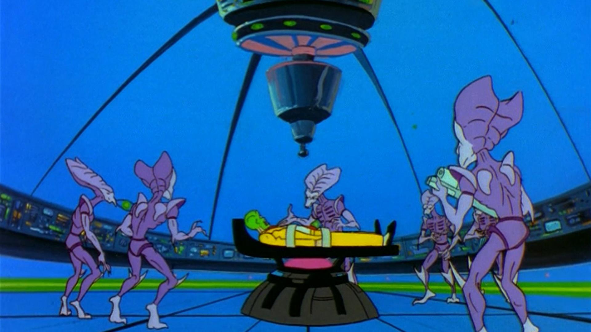 Still from (The Angels Wanna Wear My) Green Mask