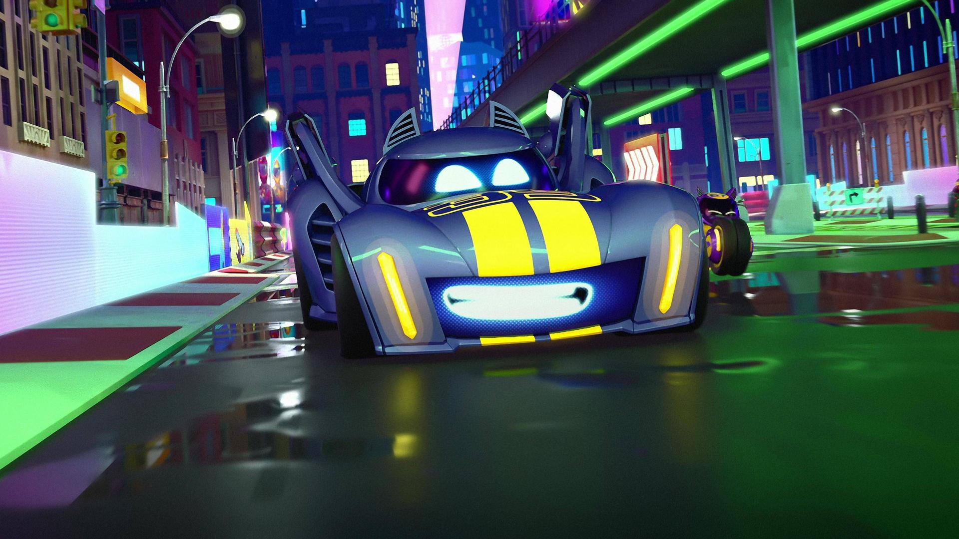 Still from Batty Race