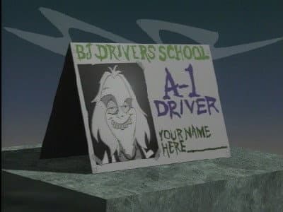 Still from Don't Beetlejuice and Drive