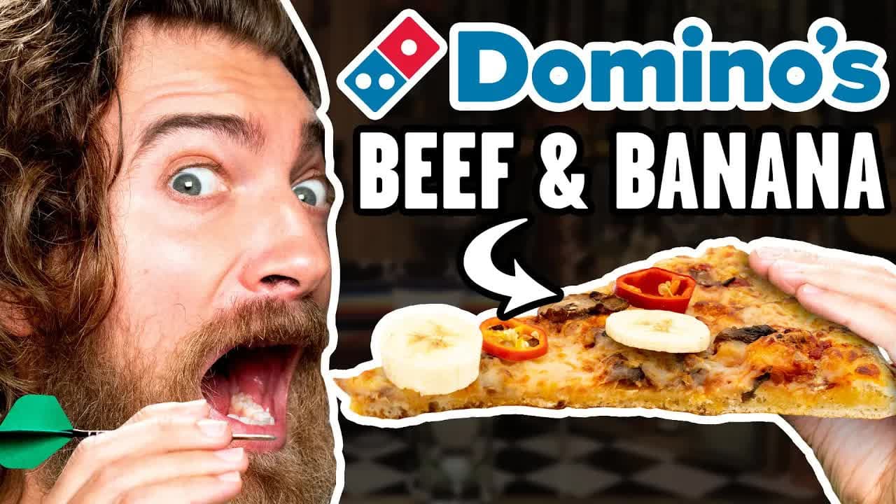 Still from International Domino's Pizza Taste Test