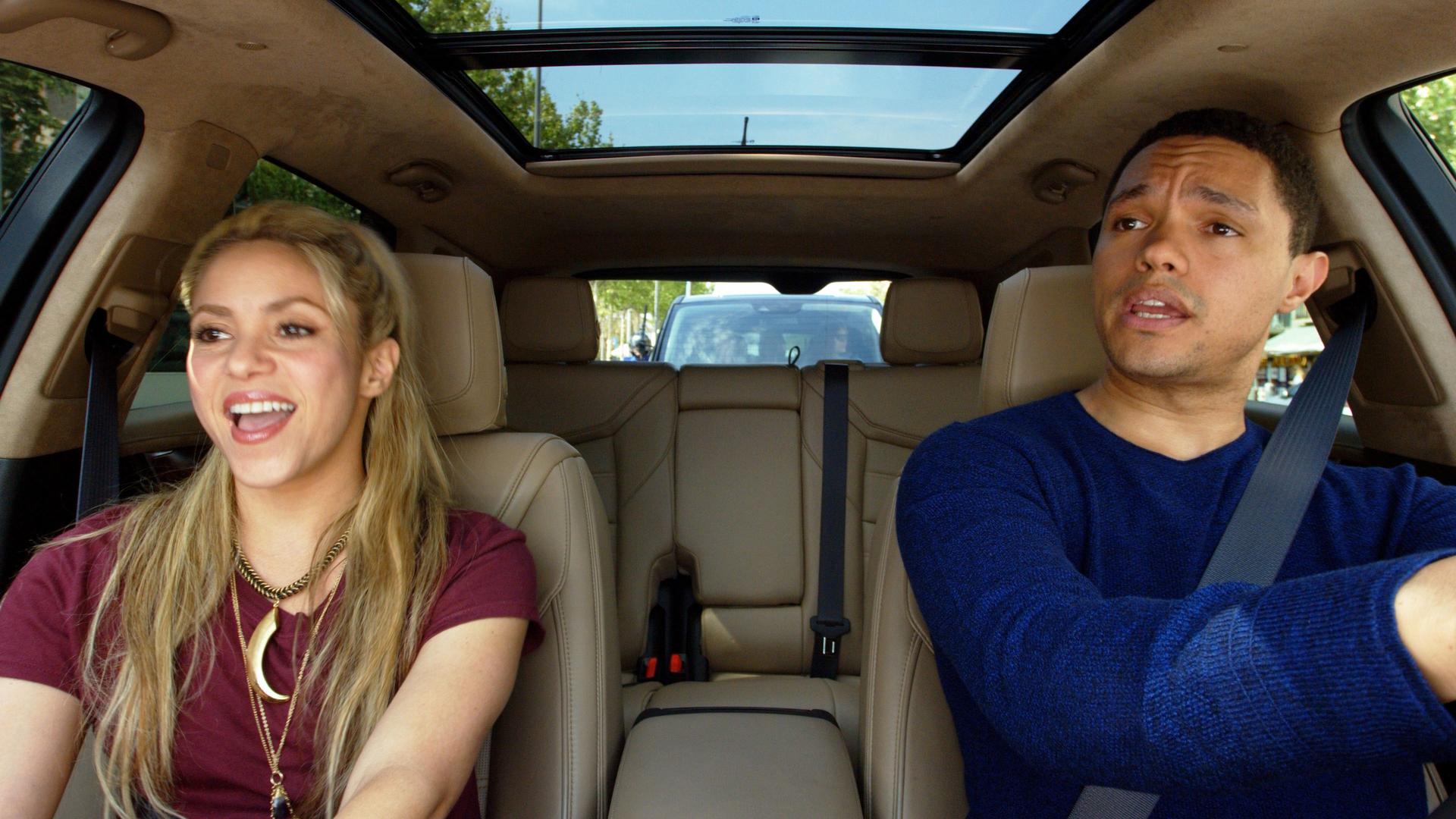 Still from Shakira & Trevor Noah