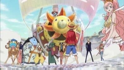 Still from Shirahoshi's Tears! Luffy Finally Shows Up!