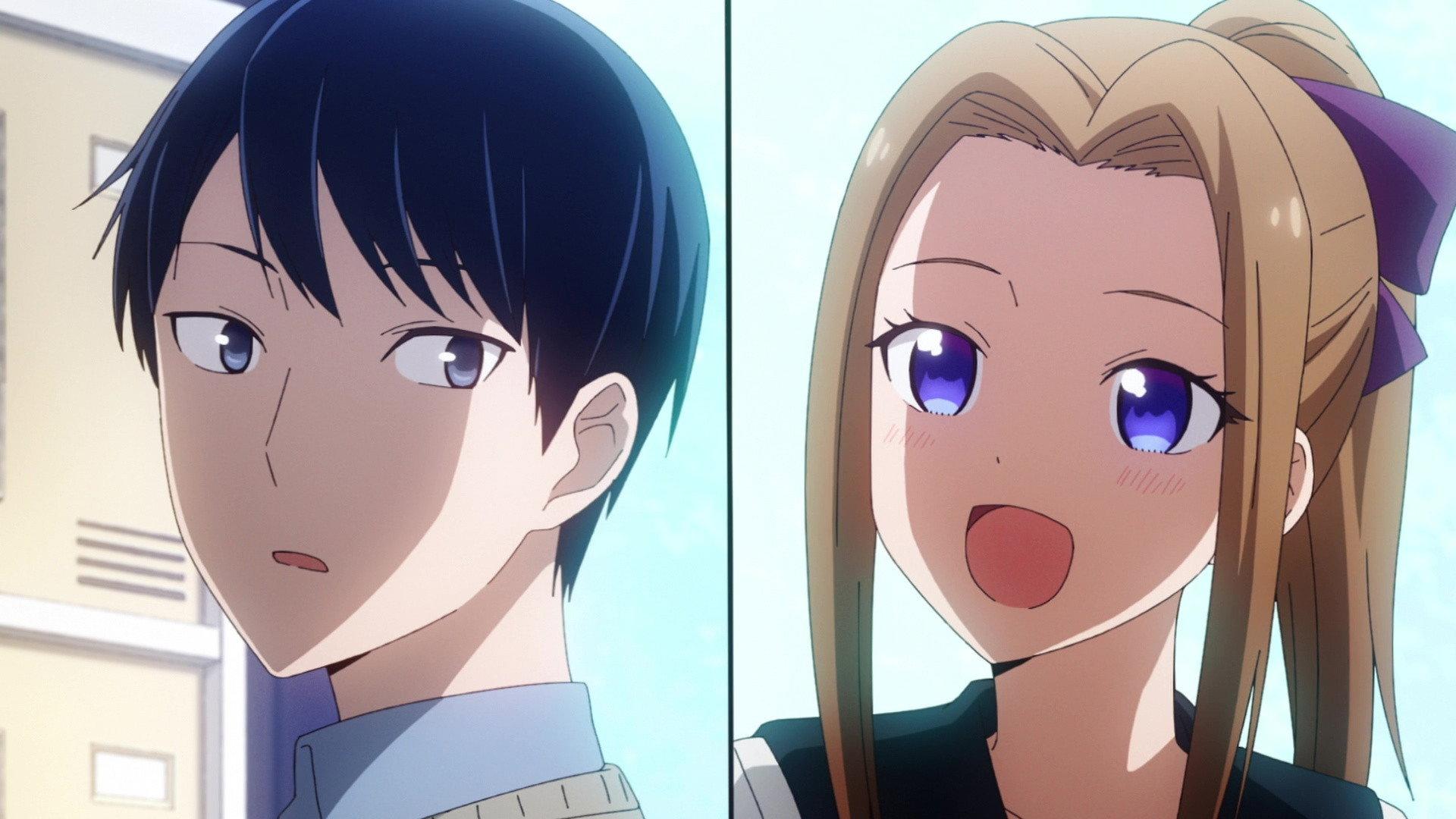 Still from Yu Ishigami Closes His Eyes, Part 3 / Miyuki Shirogane and Yu Ishigami / Kyoko Otomo Doesn't Realize
