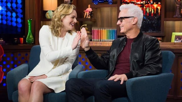 Still from Elizabeth Moss & John Slattery