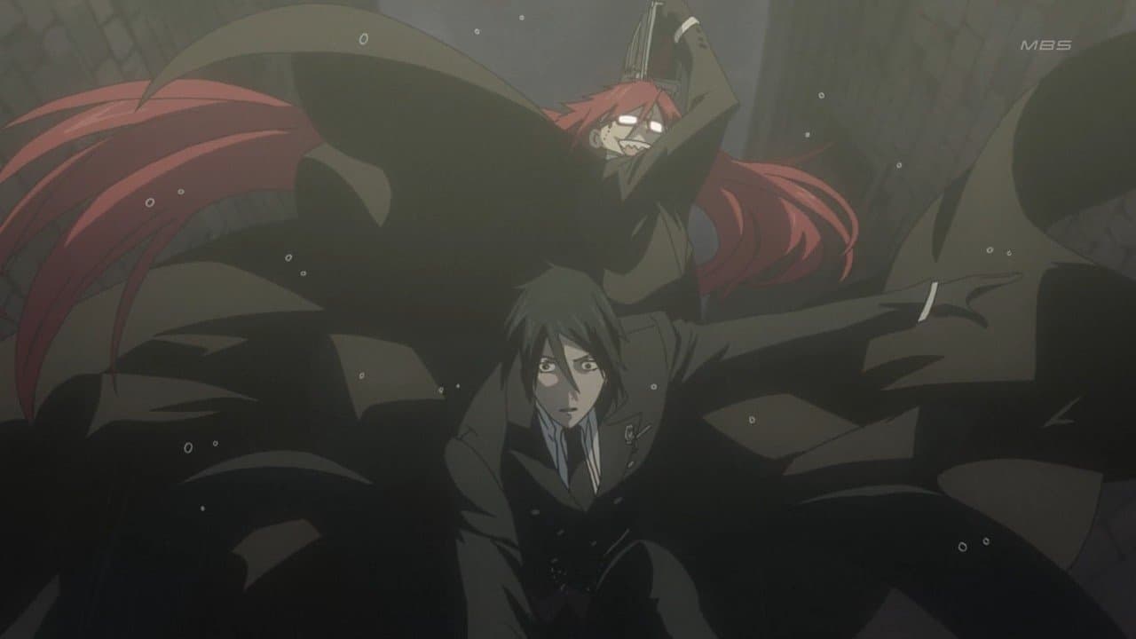 Still from His Butler, Chance Encounter
