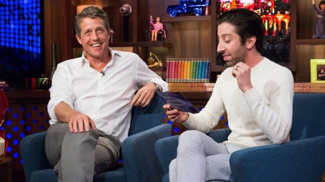 Still from Hugh Grant & Simon Helberg