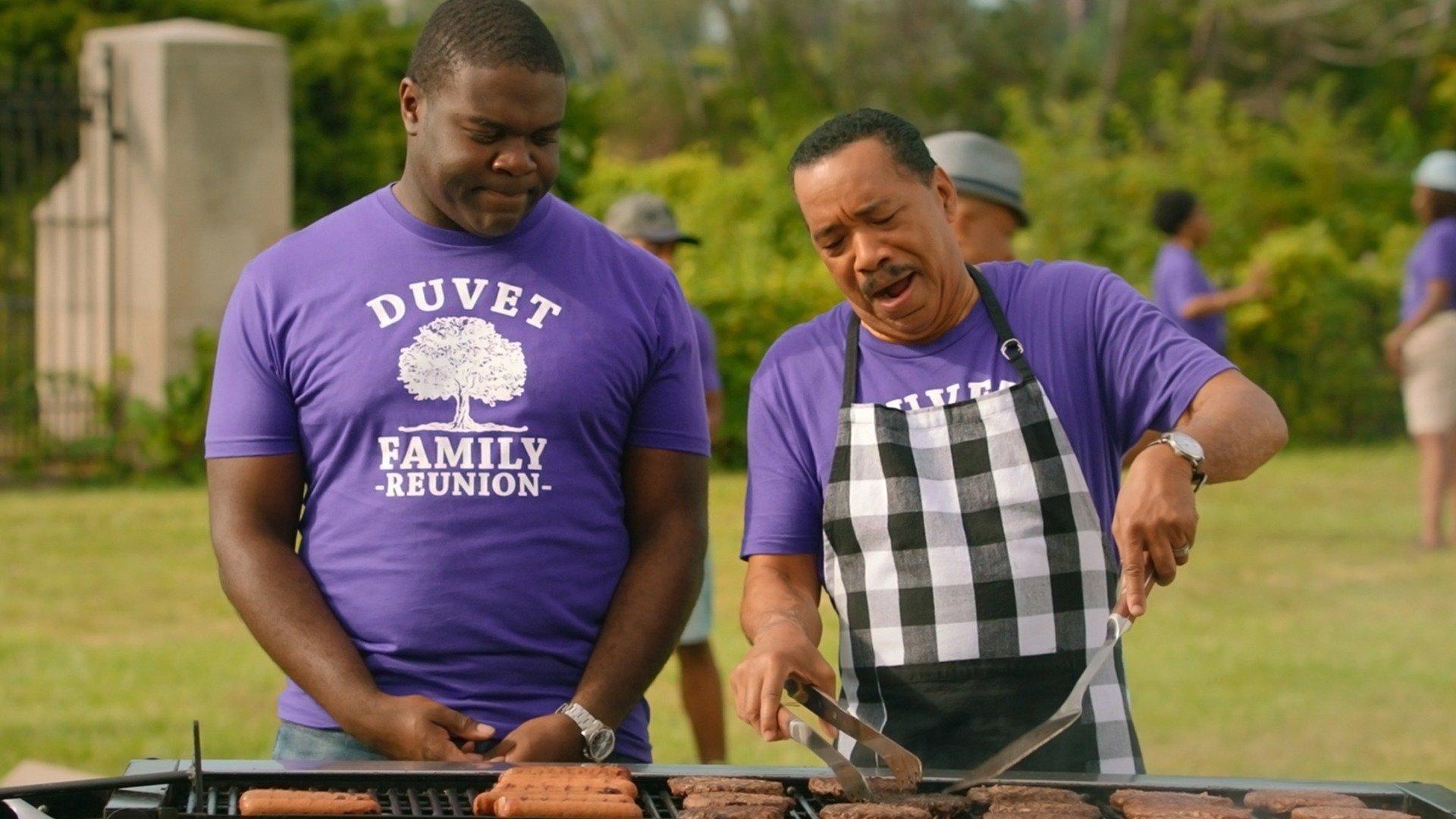 Still from Duvet Family Reunion