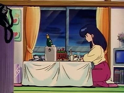 Still from Godai or Mitaka? A Woman's Heart is on the Line