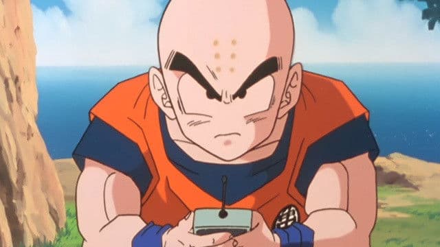 Still from Cell on the Verge of Defeat! Krillin, Destroy Android 18!