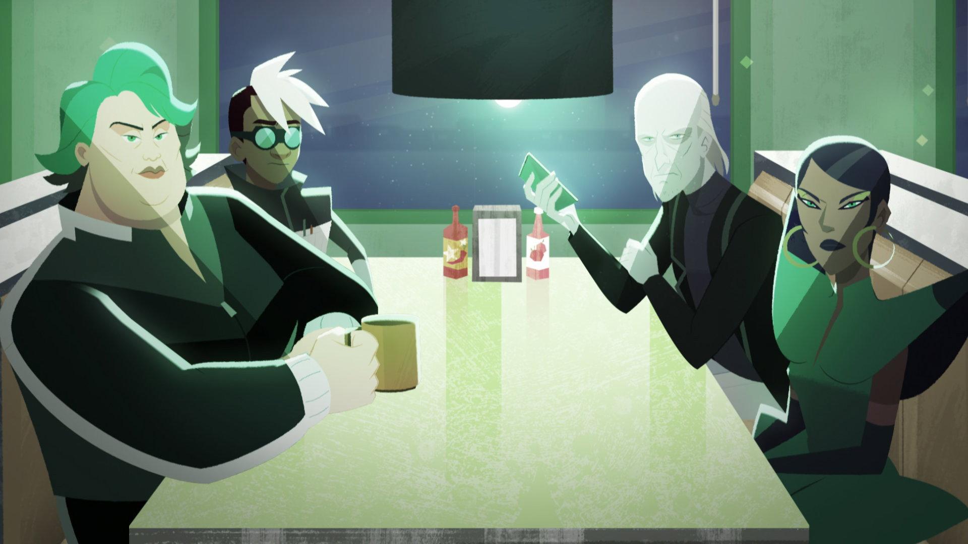 Still from The Deep Dive Caper
