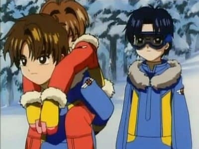 Still from Sakura and the Snow-blowing Ski School