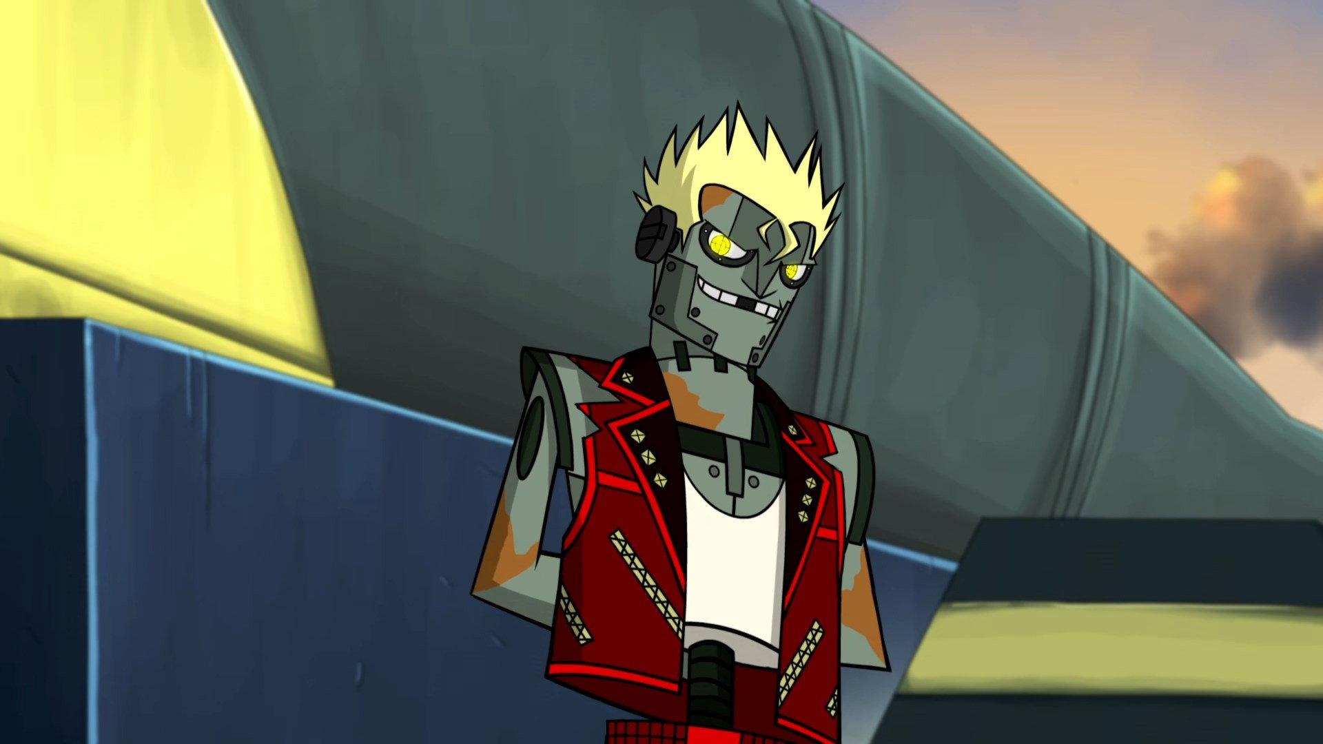 Still from Escape from Scrap City