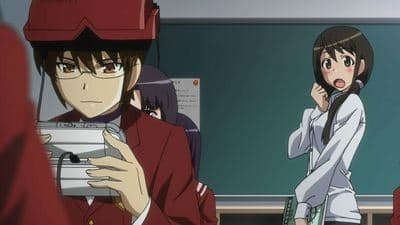 Still from FLAG 9.0 Nagase-sensei of Second Year Class B
