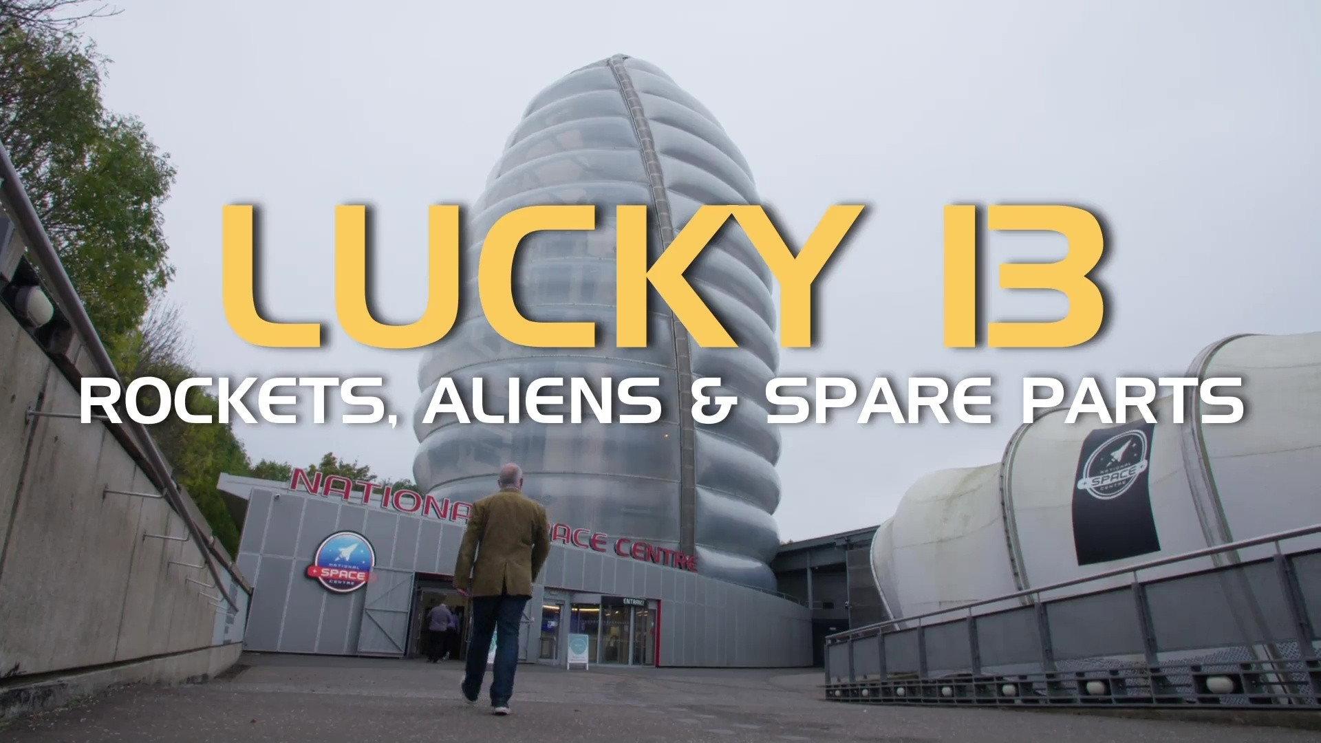 Still from Lucky 13: rockets, aliens and spare parts