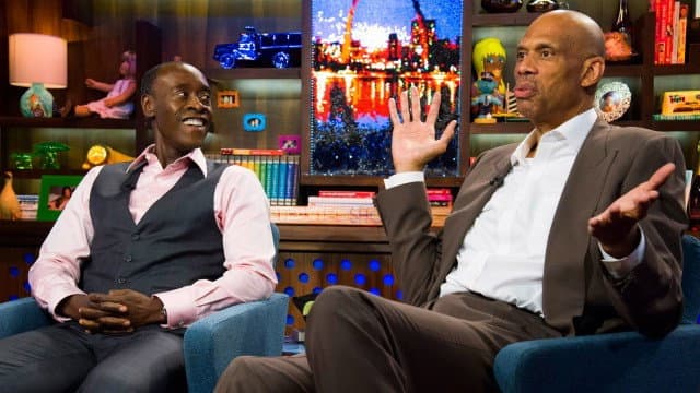 Still from Kareem Abdul Jabbar & Don Cheadle