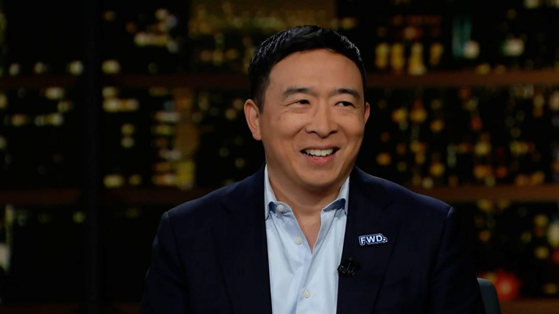 Still from April 1, 2022: Nicole Perlroth, Laura Coates, Andrew Yang