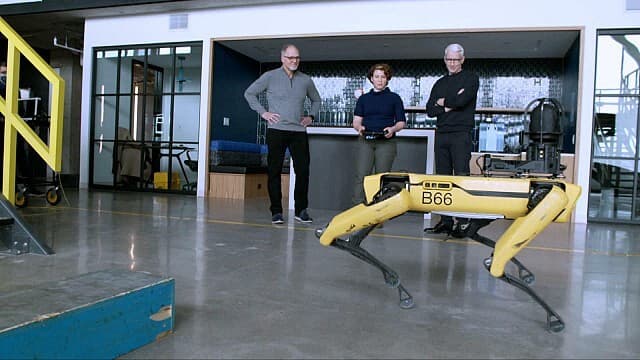 Still from Incoming, Dynamic Robots, Grizzlies