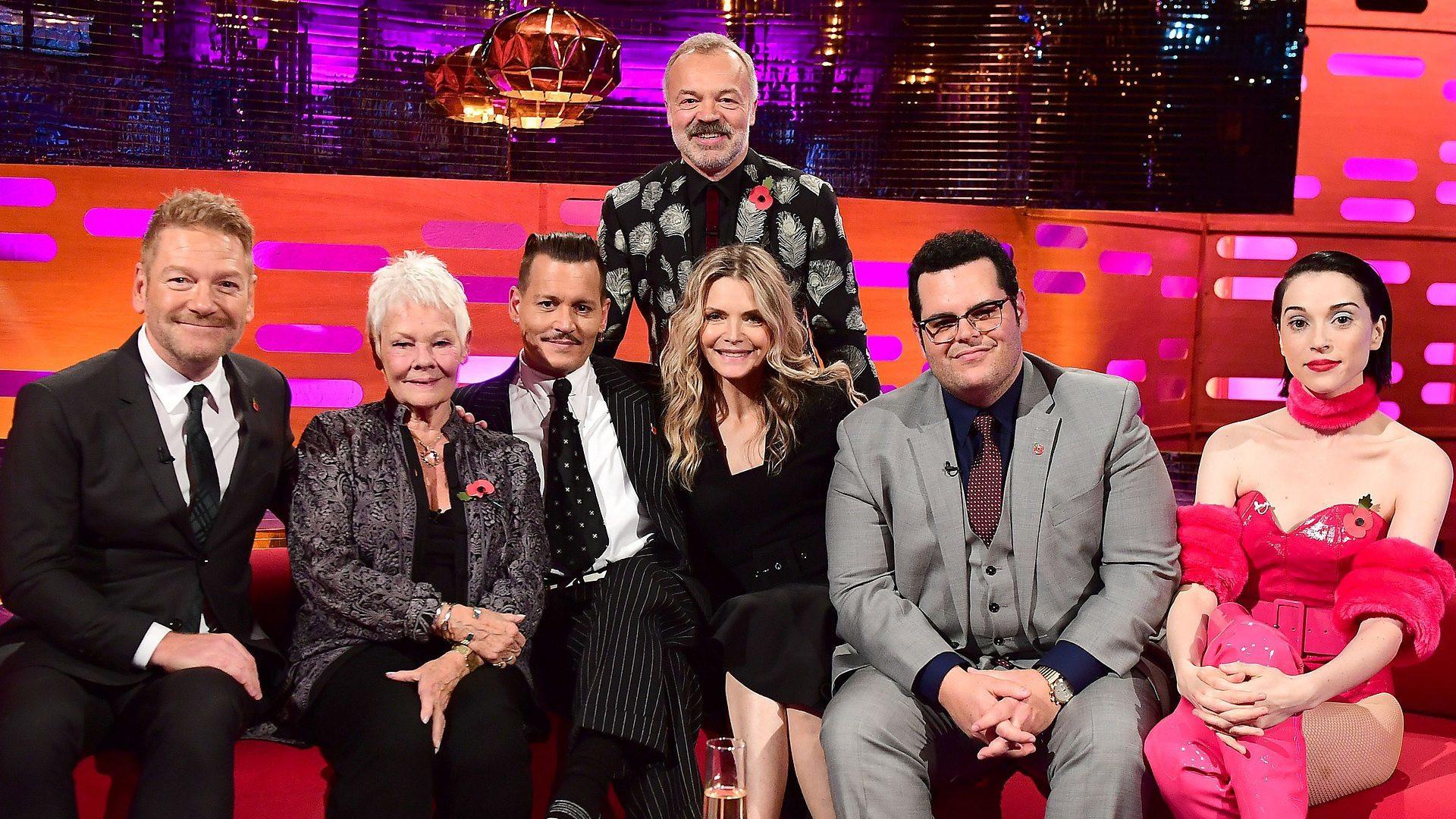Still from Kenneth Branagh, Michelle Preiffer, Judi Dench and Josh Gad