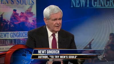 Still from Newt Gingrich